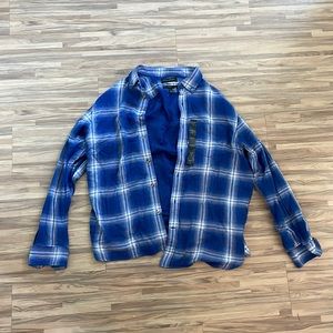 Blue banana republic flannel